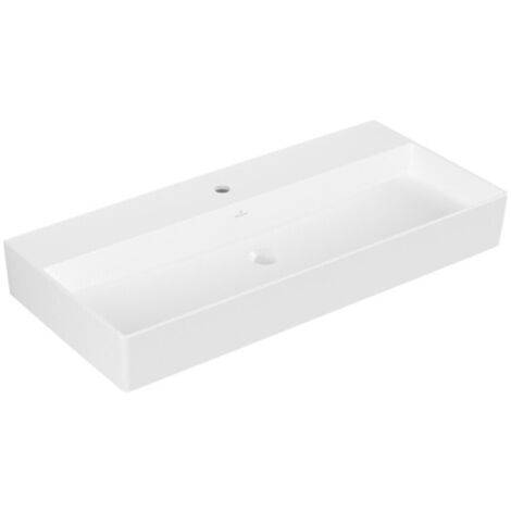 Villeroy & Boch Memento 2.0 Wandwaschbecken, 1 Hahnloch, ohne
