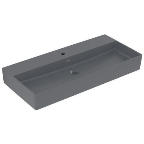 Villeroy & Boch Memento 2.0 Wandwaschbecken, 1 Hahnloch, ohne