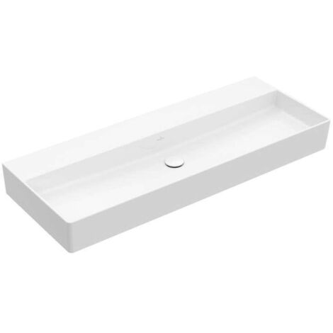 Villeroy & Boch Memento 2.0 Wandwaschbecken, ohne Hahnloch, ohne