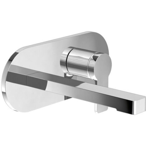 Villeroy & Boch Miscelatore monocomando per lavabo Architectura, con scarico a scomparsa, cromo (TVW10311211061)