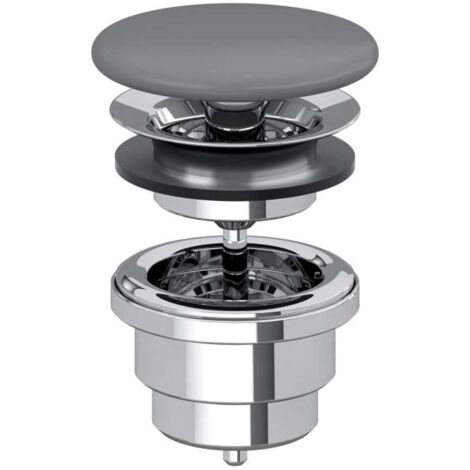 Villeroy & Boch - Nicht verschließbarer Ablauf, Graphit 683500I4