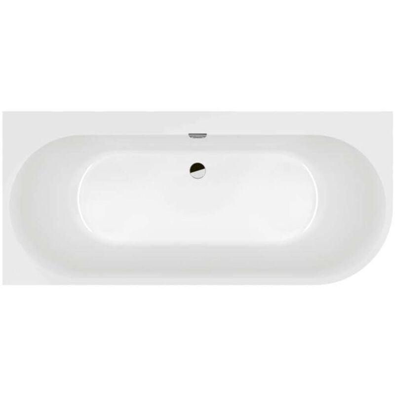 Villeroy&boch - Oberon 2.1 - Baignoire 180x80 cm, à gauche, blanc alpin UBQ180OBN9CL00VD01