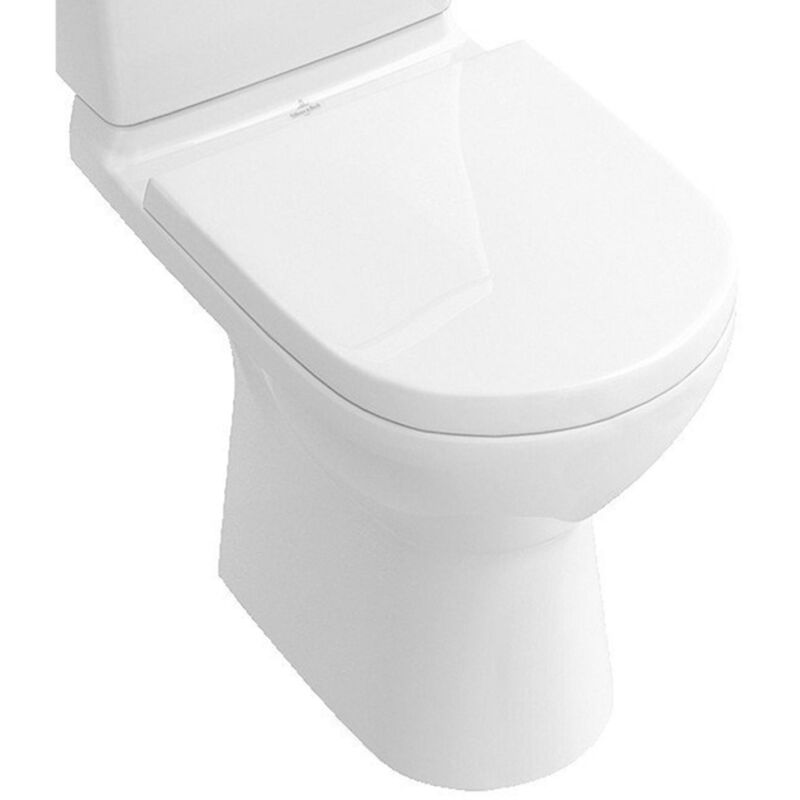 Villeroy & Boch – Cuvette de WC à poser – Évacuation verticale – Dimensions 360x670x400mm – Céramique sanitaire – Volume de chasse 4,5/3l – Blanc alpin