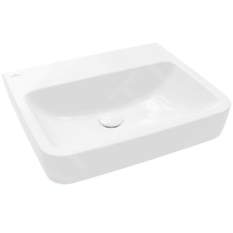 Villeroy & Boch O.novo - Lavabo 550x460 mm, sans trop-plein, sans trou pour robinet, blanc alpin 4A415801