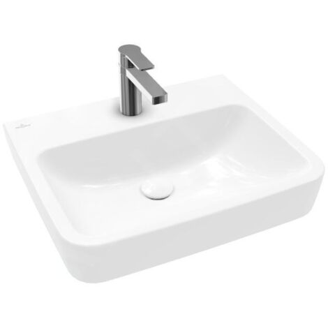 Villeroy & Boch O.novo - Lavabo 550x460 mm, sans trop-plein, trou pour robinet, blanc alpin 4A415601