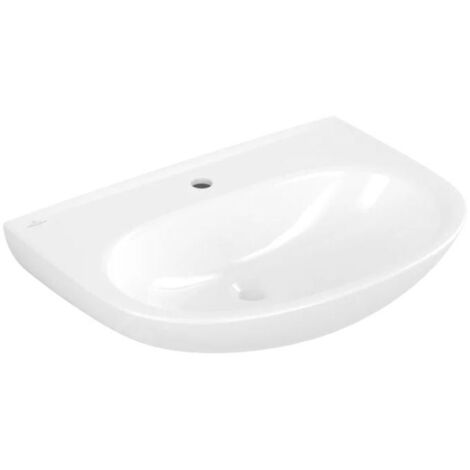 Villeroy & Boch O.novo - Lavabo 65x48 cm, sans trop-plein, trou de robinetterie, blanc alpin 4A406601
