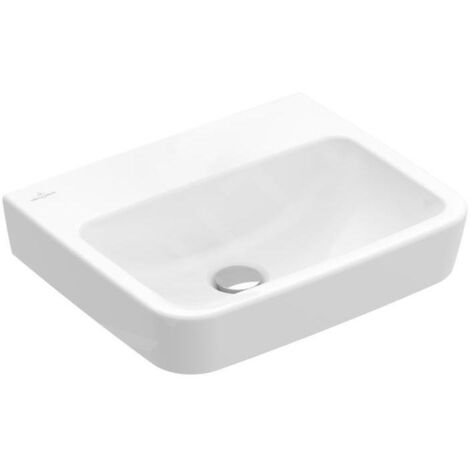 Villeroy & Boch O.novo - Lave-mains 450x370 mm, sans trop-plein, sans trou de robinetterie, blanc alpin 43444801