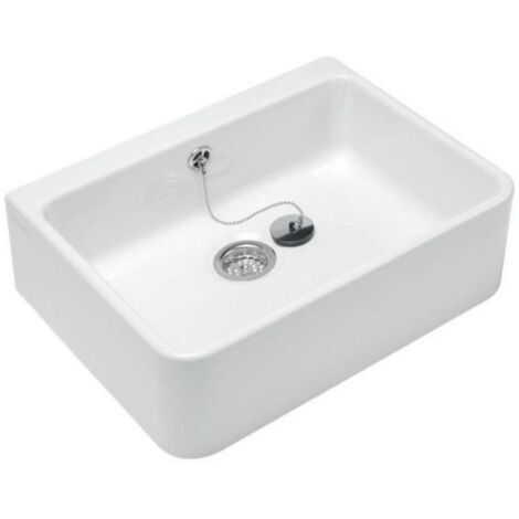 Villeroy & Boch O.novo - Spülbecken, 60x50 cm, Keramik, Alpinweiß 63220001