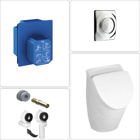 Villeroy & Boch O.Novo Urinal Set Grohe, chrom