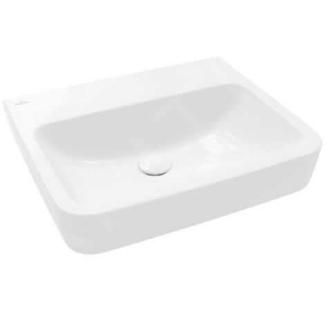 Villeroy & Boch O.novo - Vasque, 550x460 mm, sans trop-plein, sans trou pour robinet, CeramicPlus, blanc alpin 4A41MFR1