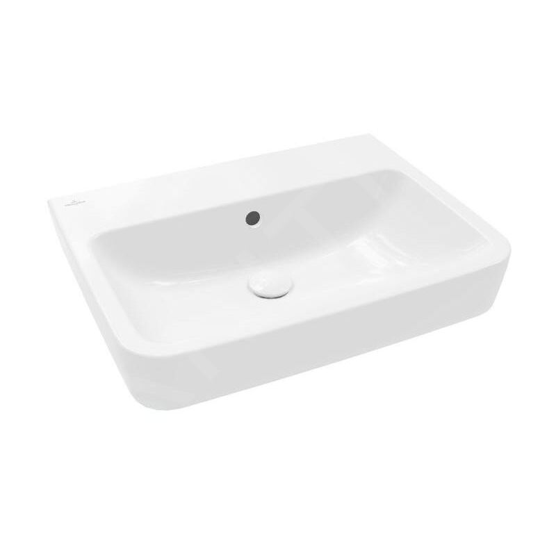 Villeroy&boch - O.novo - Vasque, 600x460 mm, avec trop-plein, sans trou pour robinet, blanc alpin 4A416J01