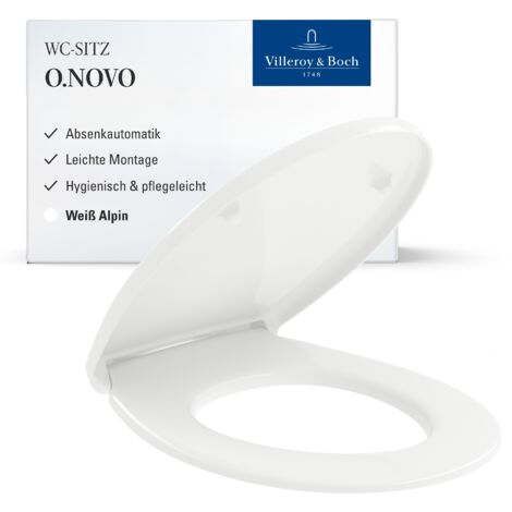 Villeroy & Boch O.novo - WC-Sitz, SoftClose, Alpinweiß 8M43S101
