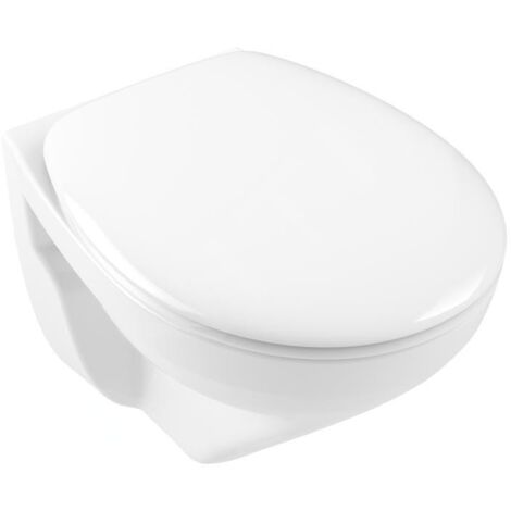 Villeroy & Boch O.novo - WC suspendu avec abattant SoftClosing, DirectFlush, blanc alpin 7667HR01