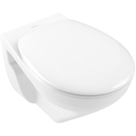 Villeroy & Boch O.novo - WC suspendu avec abattant SoftClosing, DirectFlush, blanc alpin 7682HR01