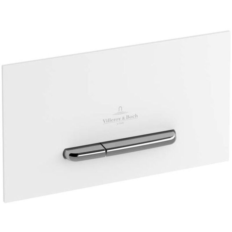 Villeroy&boch - ViConnect - Plaque de déclenchement E300, blanc/chrome 92216168