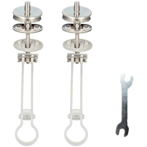 Villeroy & Boch Scharnier für WC-Sitze, chrom - 92205561