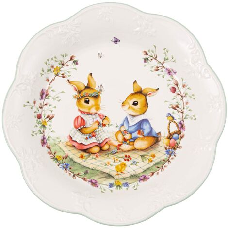 Villeroy & Boch - Spring Fantasy, ciotola media, picnic, 25 x 25 x 4 cm, porcellana di alta qualità, multicolore