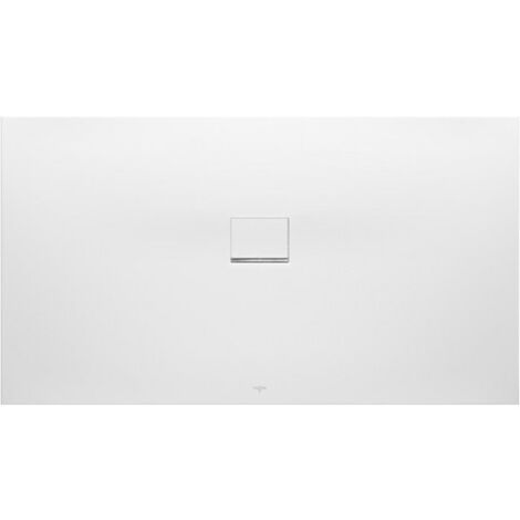 Villeroy & Boch Squaro Infinity receveur de douche en matériau de synthèse - Quaryl rectangulaire 160x90x4cm - blanc mat