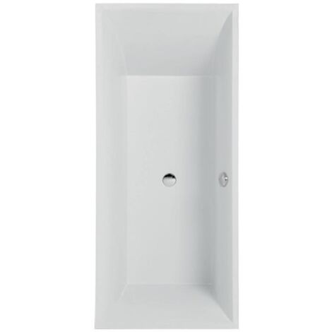 Villeroy & Boch Squaro Rechteck-Badewanne, inklusive Wannenfüße,