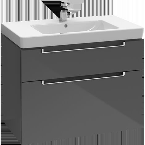 Villeroy & Boch Subway 2.0 meuble sous lavabo, 2 tiroirs, lavabo