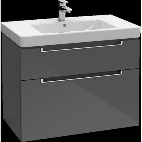 Villeroy & Boch Subway 2.0 meuble sous lavabo, 2 tiroirs, lavabo