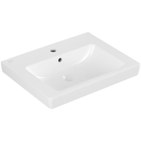 Villeroy & Boch Subway 2.0 Waschtisch, mit Überlauf, 1 Hahnloch,
