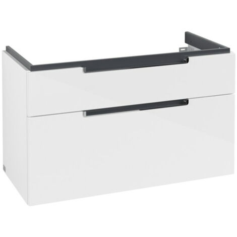 Villeroy & Boch Subway 2.0 Waschtischunterschrank, 2 Auszüge,