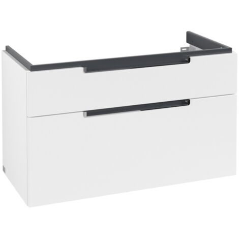 Villeroy & Boch Subway 2.0 Waschtischunterschrank, 2 Auszüge,
