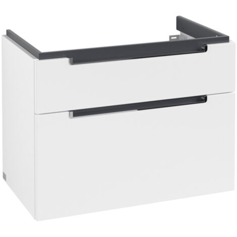 Villeroy & Boch Subway 2.0 Waschtischunterschrank, 2 Auszüge,