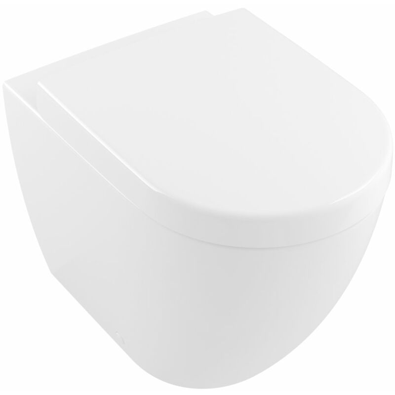 

Villeroy & Boch Subway 2.0 washdown WC piso de pie 5602R0 370x560mm, sin borde, color: Blanco - 5602R001