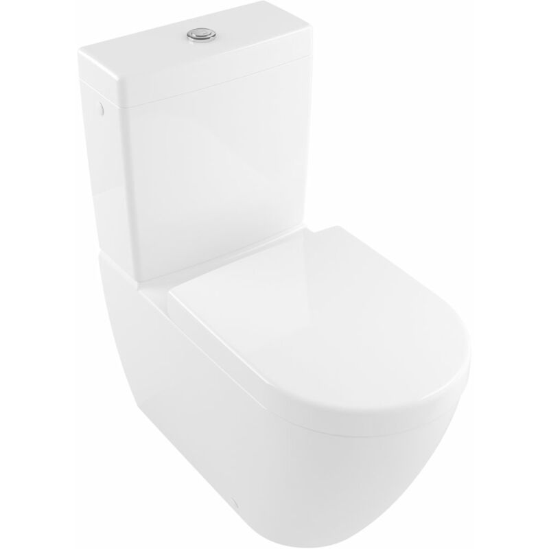 

Villeroy & Boch Subway 2.0 washdown closet para lavado combinado sin borde, 5617R0, 370x700mm, color: Cerámica Blanca - 5617R0R1