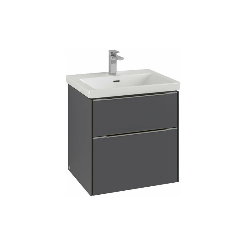 

Villeroy Und Boch Ag - Villeroy & Boch Subway 3.0, 572x576x478 mm, mueble de lavabo, 2 cajones, C578L2, color: Frente/carcasa: roble de Kansas,