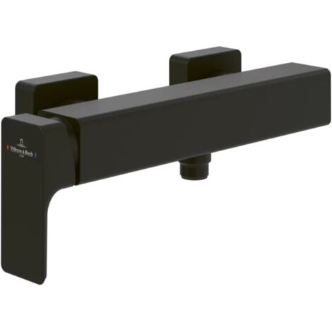 Villeroy & Boch Subway 3.0 - Grifo de ducha, negro mate TVS112001000K5