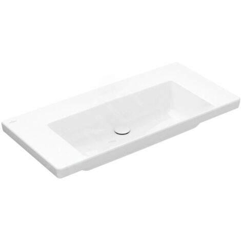 Villeroy & Boch Subway 3.0 - Lavabo 1000x470 mm, sans trop-plein, sans trou pour robinet, blanc alpin 4A70A301