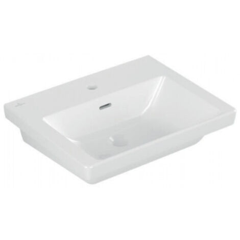 Villeroy & Boch Subway 3.0, lavabo rectangulaire, 1 trou pour
