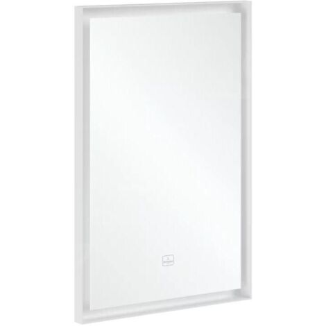 Villeroy & Boch Subway 3.0 - Miroir avec cadre et éclairage LED, 50x75 mm, capteur tactile A4635000
