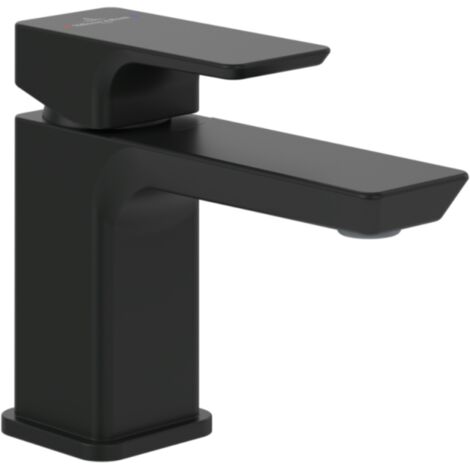 Villeroy & Boch Subway 3.0 - Mitigeur de lavabo AquaSmart, noir mat TVW112001001K5