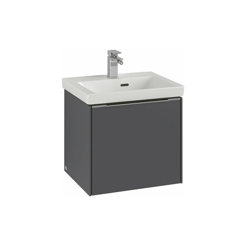 

Villeroy Und Boch Ag - Villeroy & Boch Subway 3.0, mueble de lavabo, 473x429x408 mm, 1 cajón, C580L, color: Frente/carcasa: roble piedra, mango: