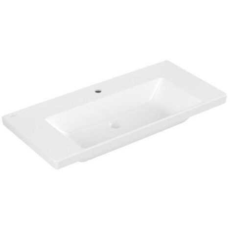 Villeroy & Boch Subway 3.0 Schrankwaschtisch, 1 Hahnloch, ohne