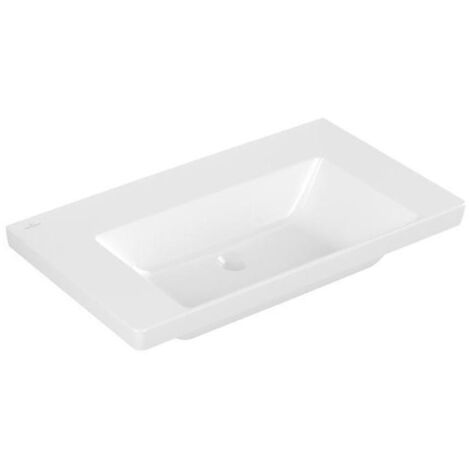 Villeroy & Boch Subway 3.0 Schrankwaschtisch, ohne Hahnloch, ohne