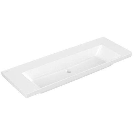 Villeroy & Boch Subway 3.0 Schrankwaschtisch, ohne Hahnloch, ohne