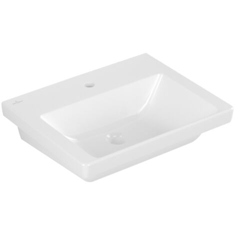 Villeroy & Boch Subway 3.0 Waschbecken, rechteck, 1 Hahnloch,