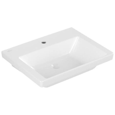 Villeroy & Boch Subway 3.0 Waschbecken, rechteck, 1 Hahnloch,