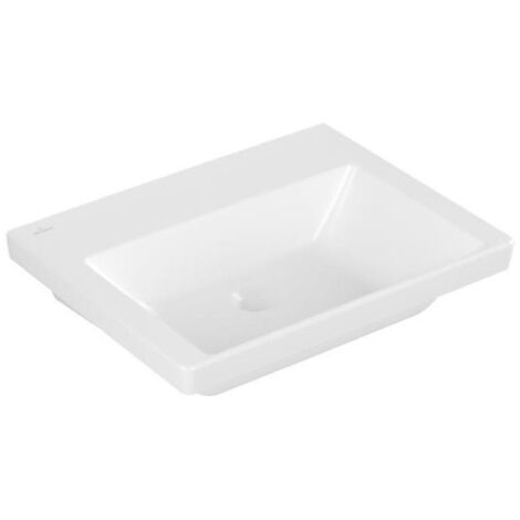 Villeroy & Boch Subway 3.0 Waschbecken, rechteck, ohne Hahnloch,