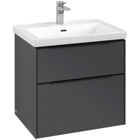 Villeroy & Boch Subway 3.0 Waschbeckenunterschrank, 2 Auszüge,