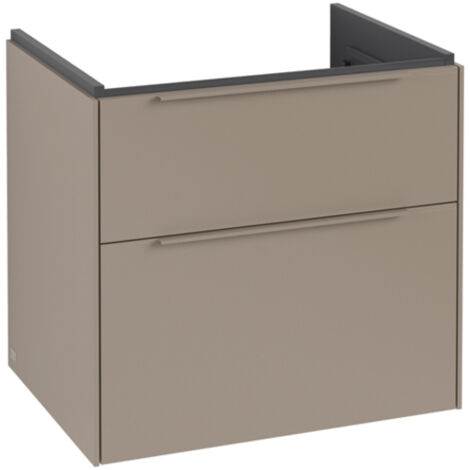 Villeroy & Boch Subway 3.0 Waschbeckenunterschrank, 2 Auszüge,