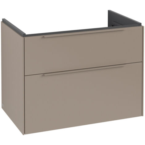 Villeroy & Boch Subway 3.0 Waschbeckenunterschrank, 2 Auszüge,