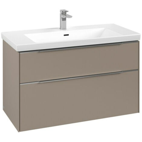 Villeroy & Boch Subway 3.0 Waschbeckenunterschrank, 2 Auszüge,