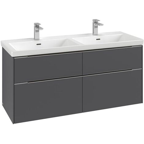 Villeroy & Boch Subway 3.0 Waschbeckenunterschrank, 4 Auszüge,