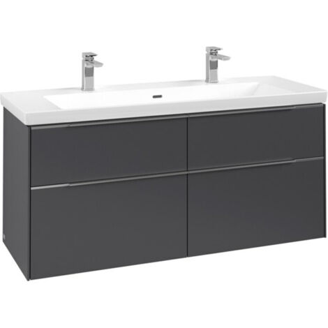 Villeroy & Boch Subway 3.0 Waschbeckenunterschrank, 4 Auszüge,